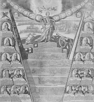 Apotheosis of Peter the Great by Russian School